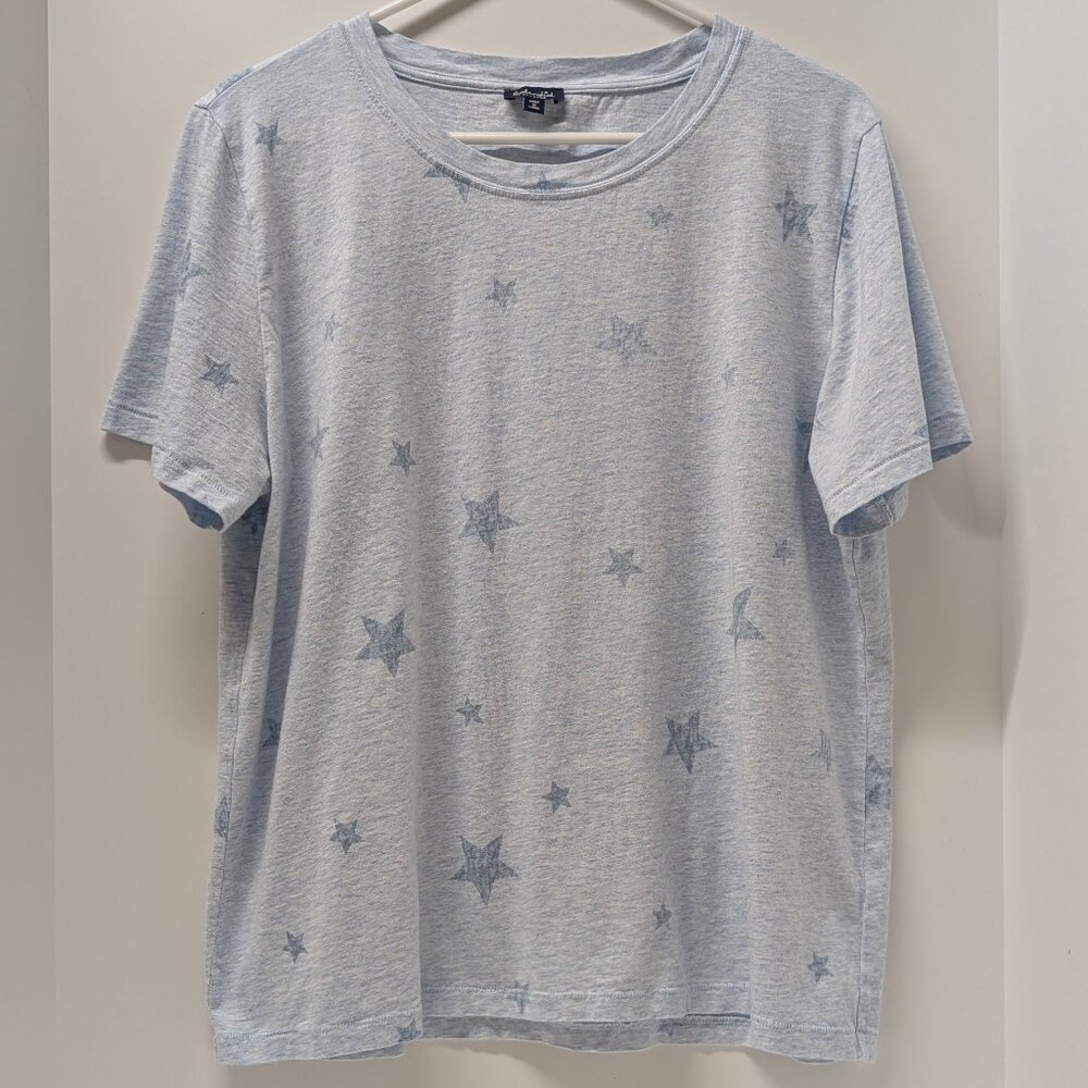 Splendid Short Sleeve Top Tee in Blue Star